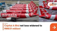 Capital A Bhd Net Loss Widened To Rm931 Million!