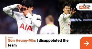 Son Heung-Min: I disappointed the team