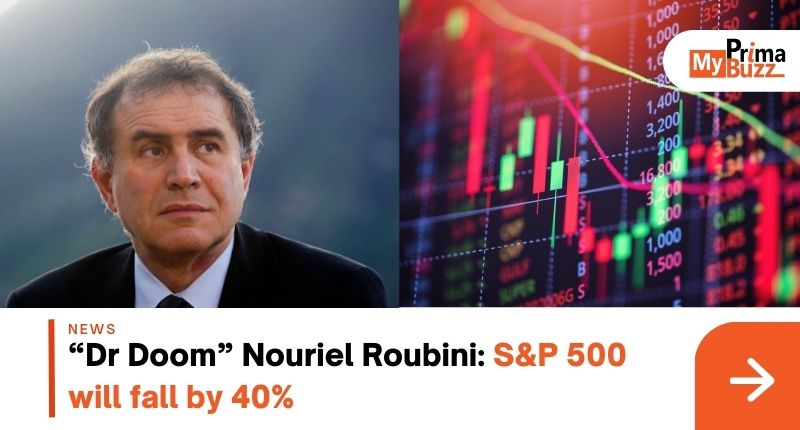 “Dr Doom” Nouriel Roubini: S&Amp;P 500 Will Fall By 40%