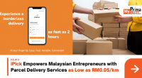 Ipick Empowers Malaysian Entrepreneurs With Parcel Delivery Services As Low As Rm0.05/Km