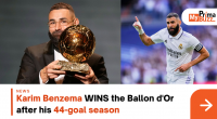 Karim Benzema Wins The Ballon D'Or After His 44-Goal Season