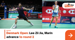 Denmark Open: Lee Zii Jia, Marin Advance To Round 2