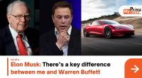 Elon Musk: There’s A Key Difference Between Me And Buffett